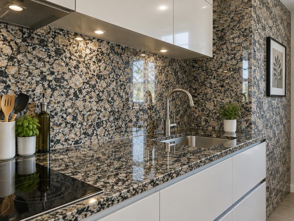 Poly Granite Sheets — decorative interior application