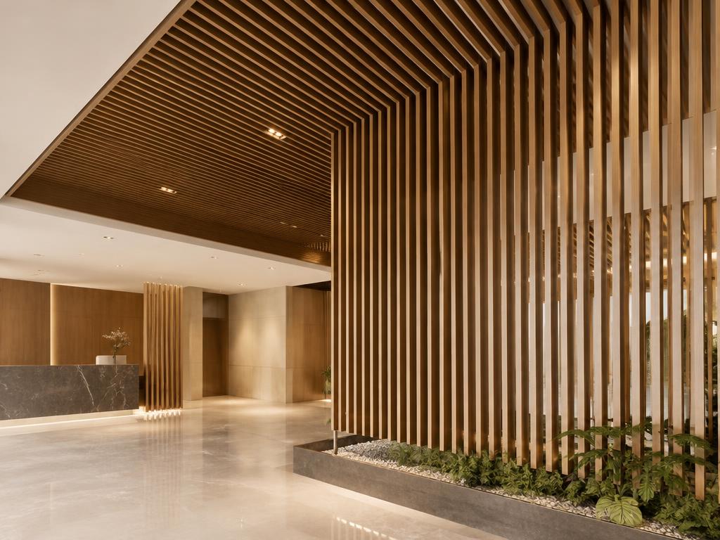 WPC Bars — decorative interior application
